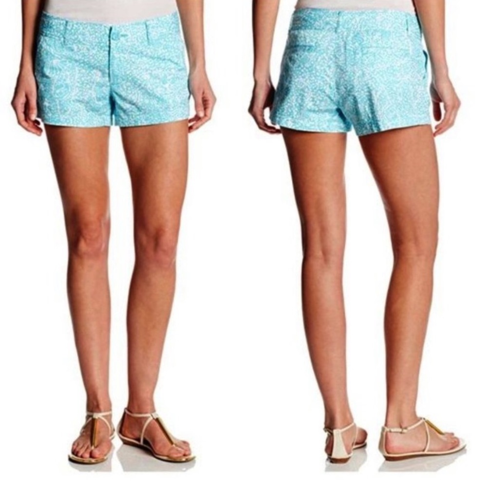 LILLY PULITZER Shorley Blue Ice Cake Walsh Shorts 00